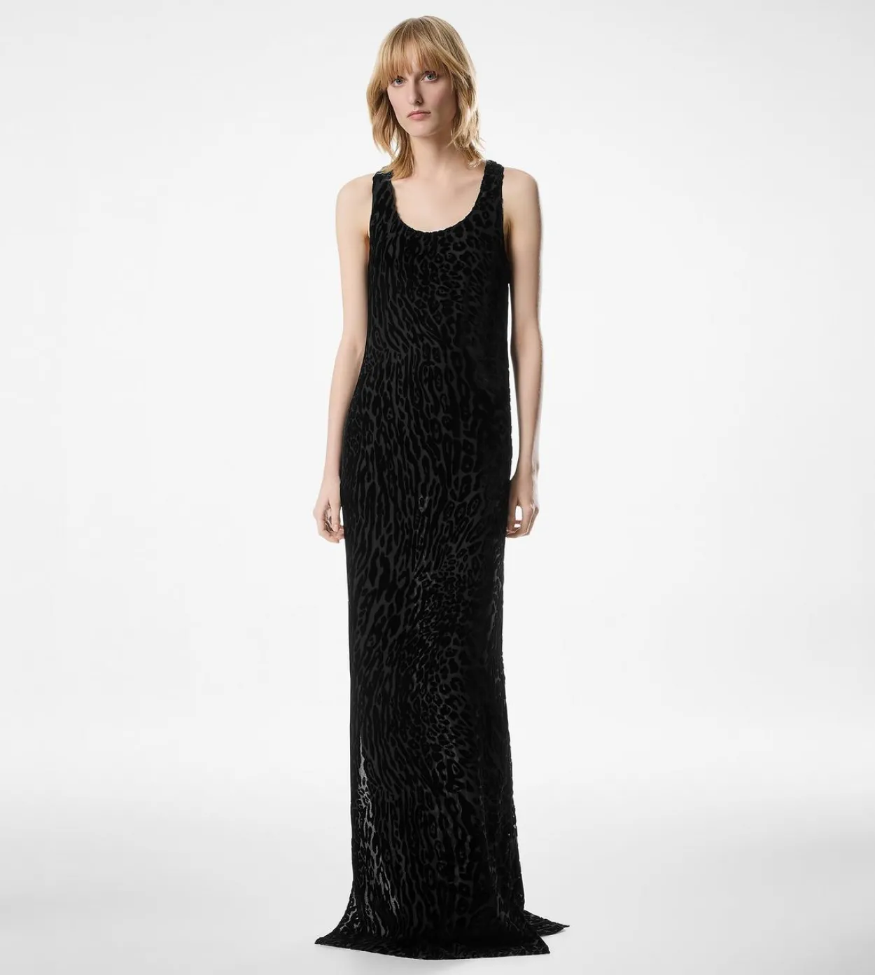 RACERBACK EVENING DRESS