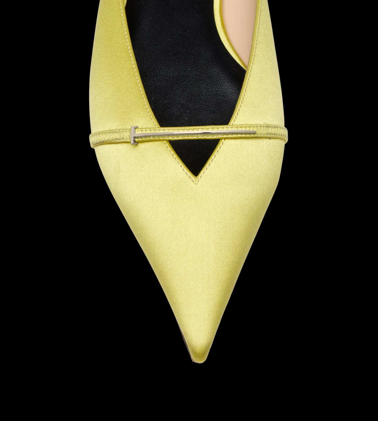 SATIN JULIANNE MULE