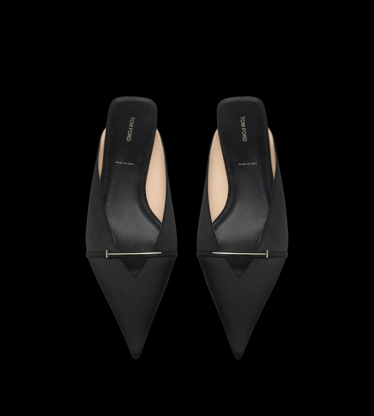SATIN JULIANNE MULE
