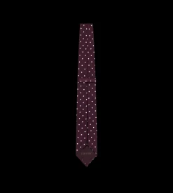 SATIN POLKA DOT TIE