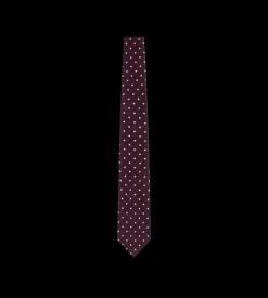 SATIN POLKA DOT TIE