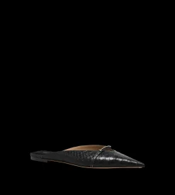 SEMI SHINY PRINTED PYTHON JULIANNE MULE