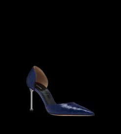 SEMI SHINY PRINTED PYTHON SPIRE D'ORSAY PUMP