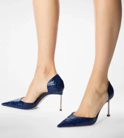SEMI SHINY PRINTED PYTHON SPIRE D'ORSAY PUMP