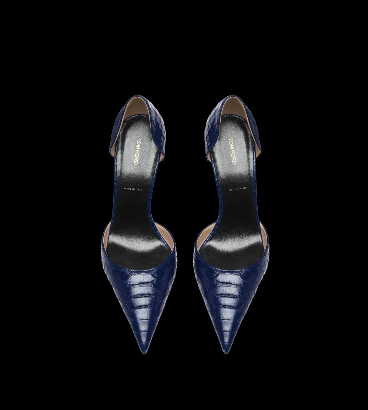 SEMI SHINY PRINTED PYTHON SPIRE D'ORSAY PUMP