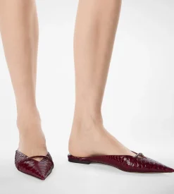 SEMI SHINY PRINTED PYTHON JULIANNE MULE