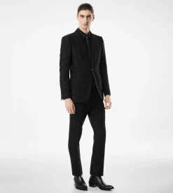 SEQUINS LIGHT BOUCLÈ PANT