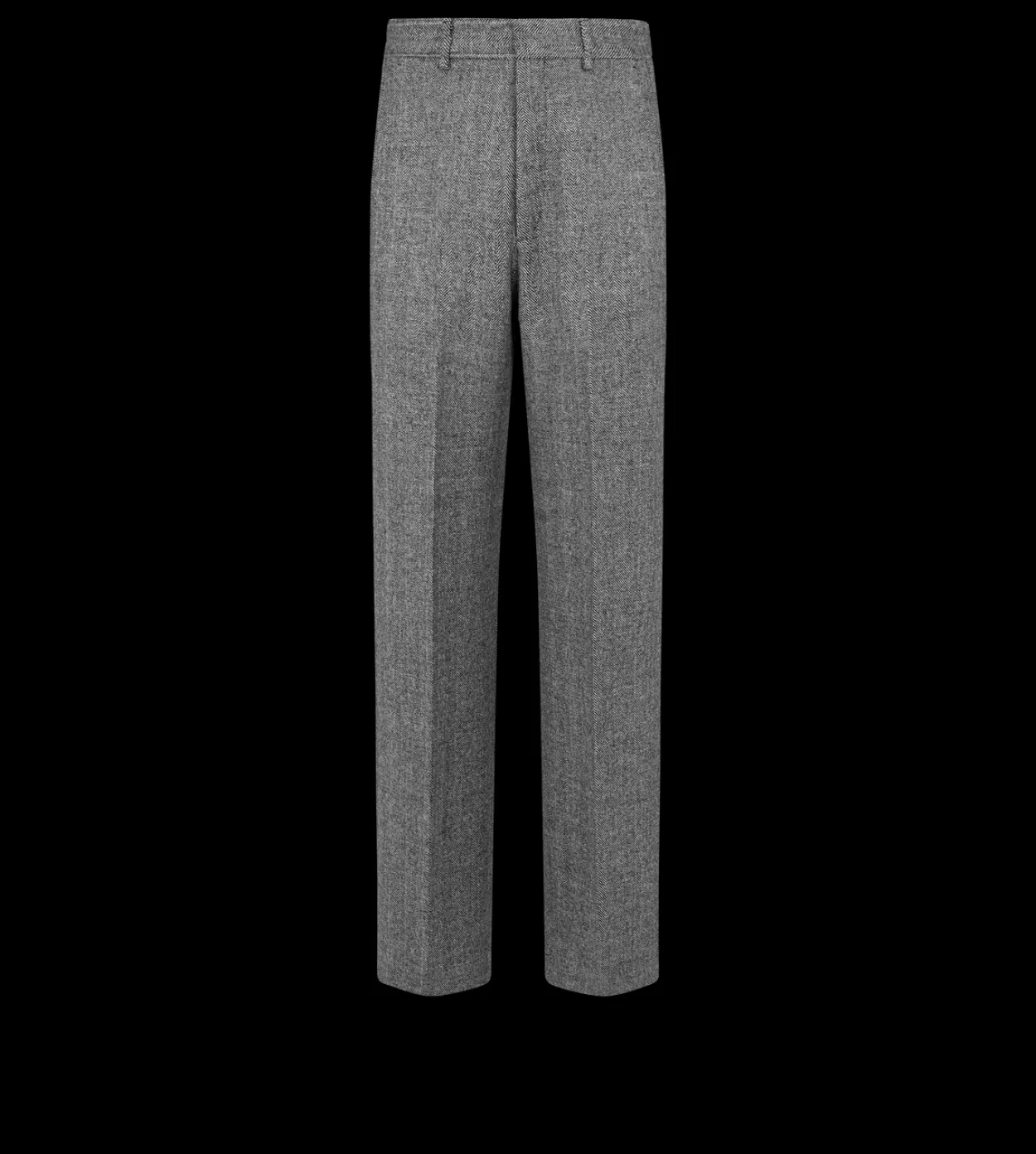 SHARKSKIN HERRINGBONE DOUBLE SPLITTABLE PANT