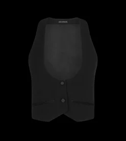 SHARP GRAIN DE POUDRE TUXEDO WAISTCOAT