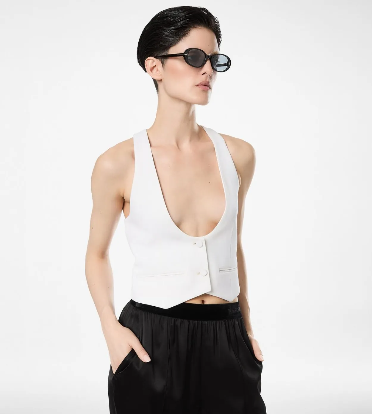 SHARP GRAIN DE POUDRE WAISTCOAT