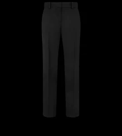SHARP WOOL GABARDINE OFFICER PANTS WITH PIPING