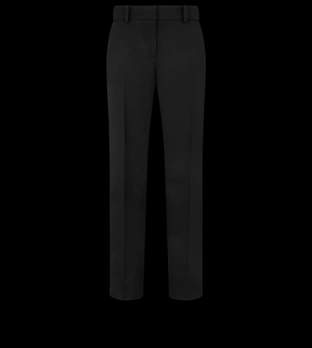SHARP WOOL GABARDINE OFFICER PANTS WITH PIPING