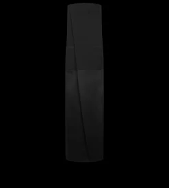 SHARP WOOL STRAPLESS EVENING DRESS