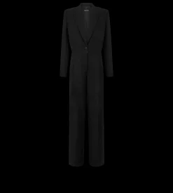 SHARP WOOL TUXEDO JUMPSUIT