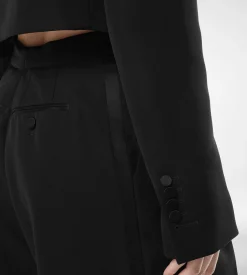 SHARP WOOL TUXEDO JUMPSUIT