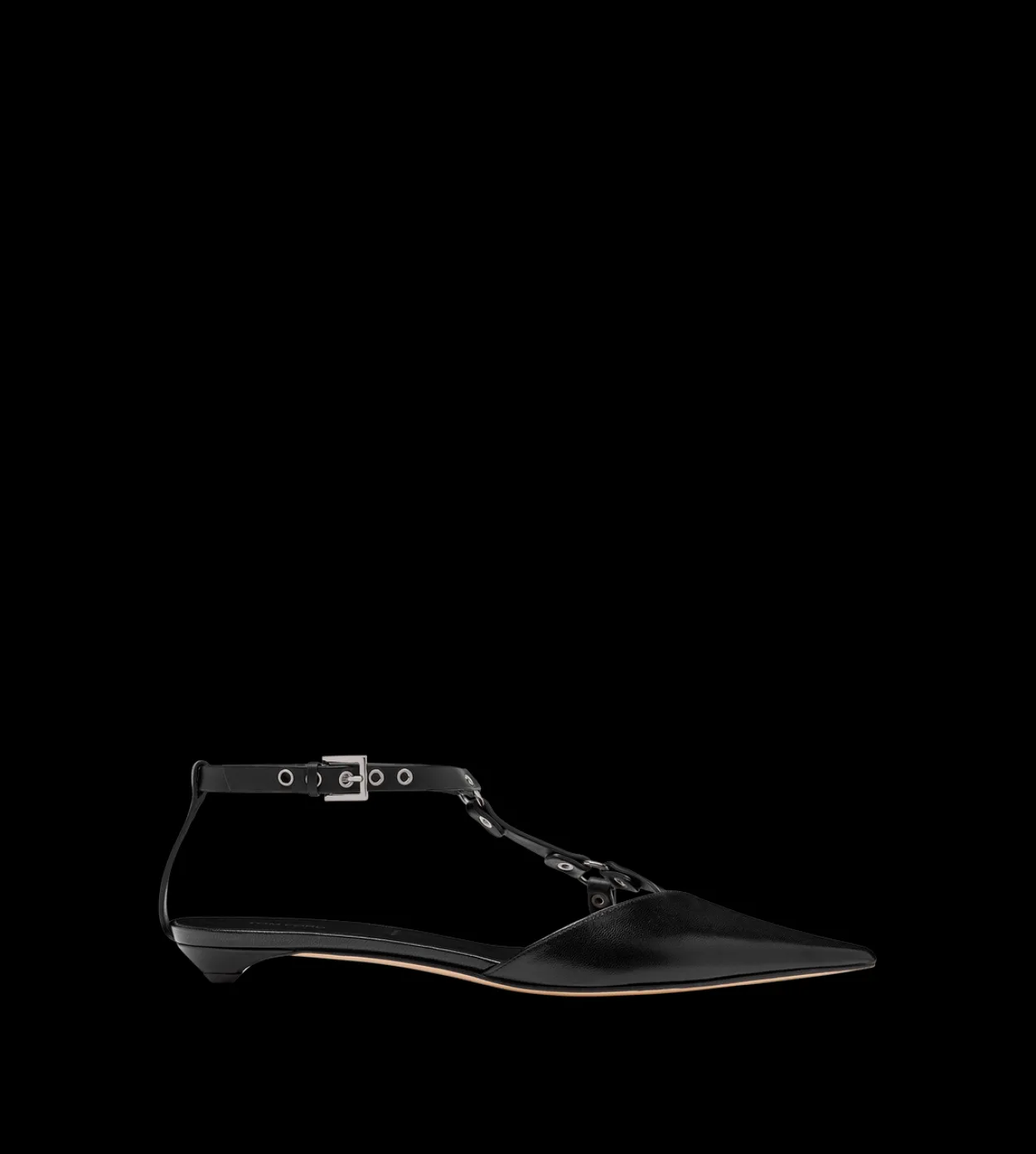 SHINY LEATHER BOUND BALLERINA