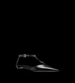 SHINY LEATHER BOUND BALLERINA