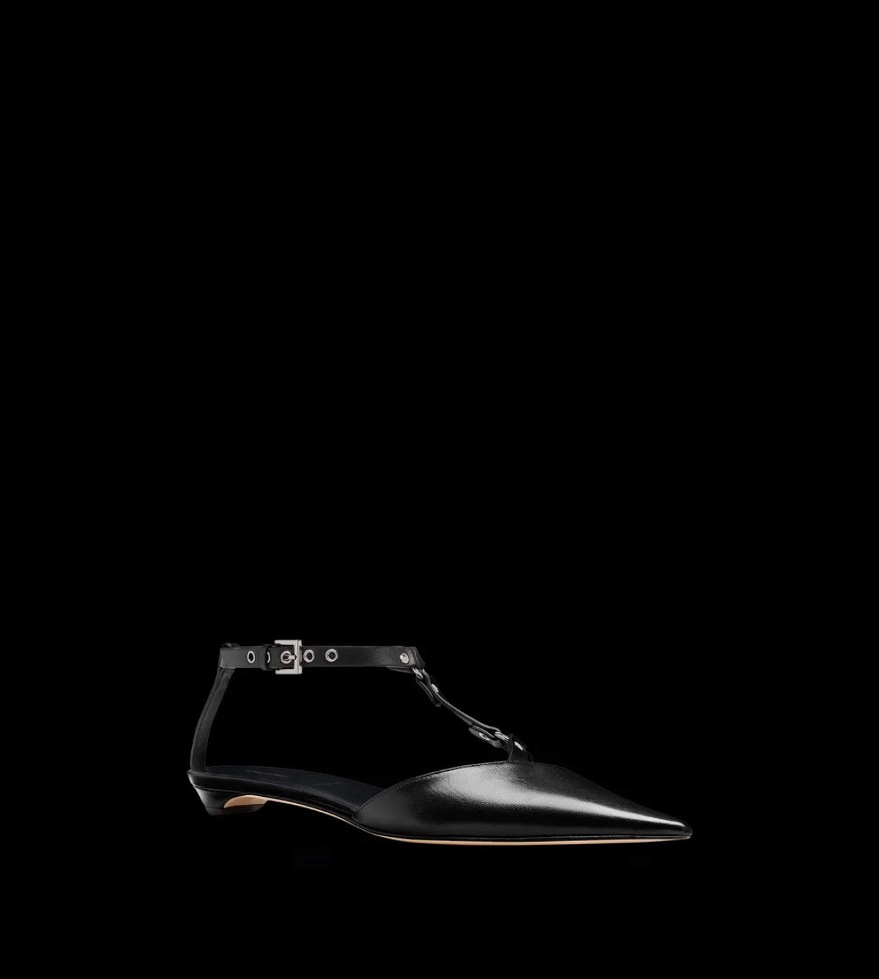SHINY LEATHER BOUND BALLERINA