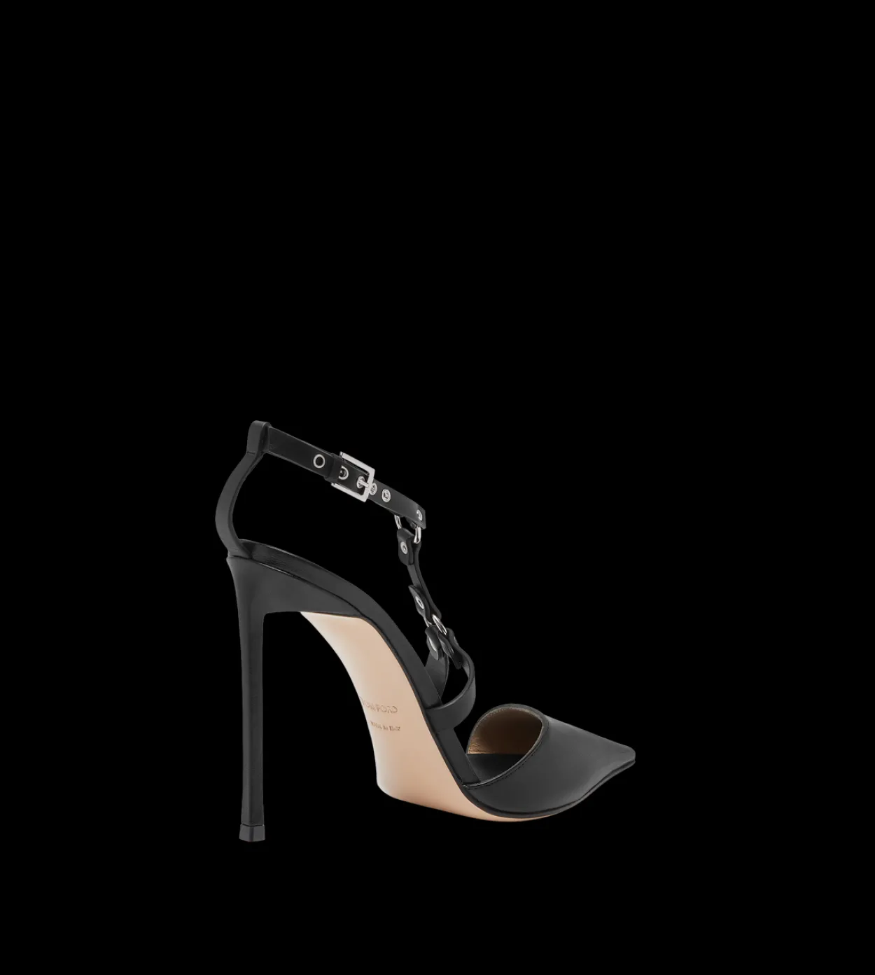 SHINY LEATHER BOUND PUMP