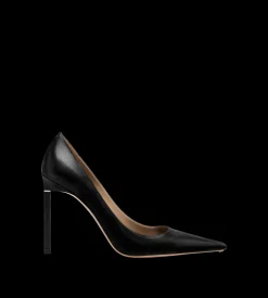 SHINY LEATHER T PUMP