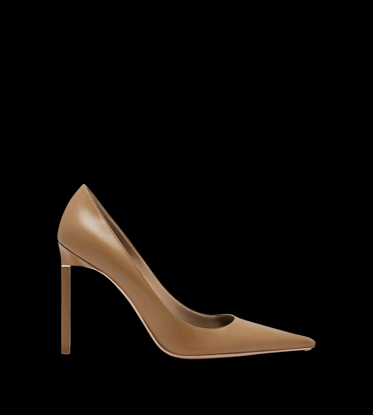 SHINY LEATHER T PUMP