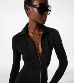 SHORT POLO DRESS WITH PLASTRON