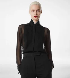 SILK CHIFFON SHIRT