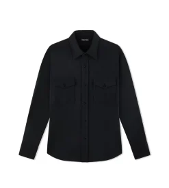 SILK COTTON BLEND SHIRT