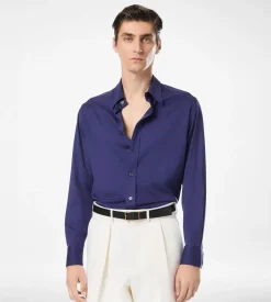 SILK COTTON BLEND SHIRT