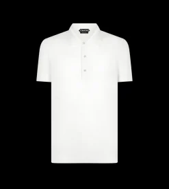 SILK COTTON MESH POLO