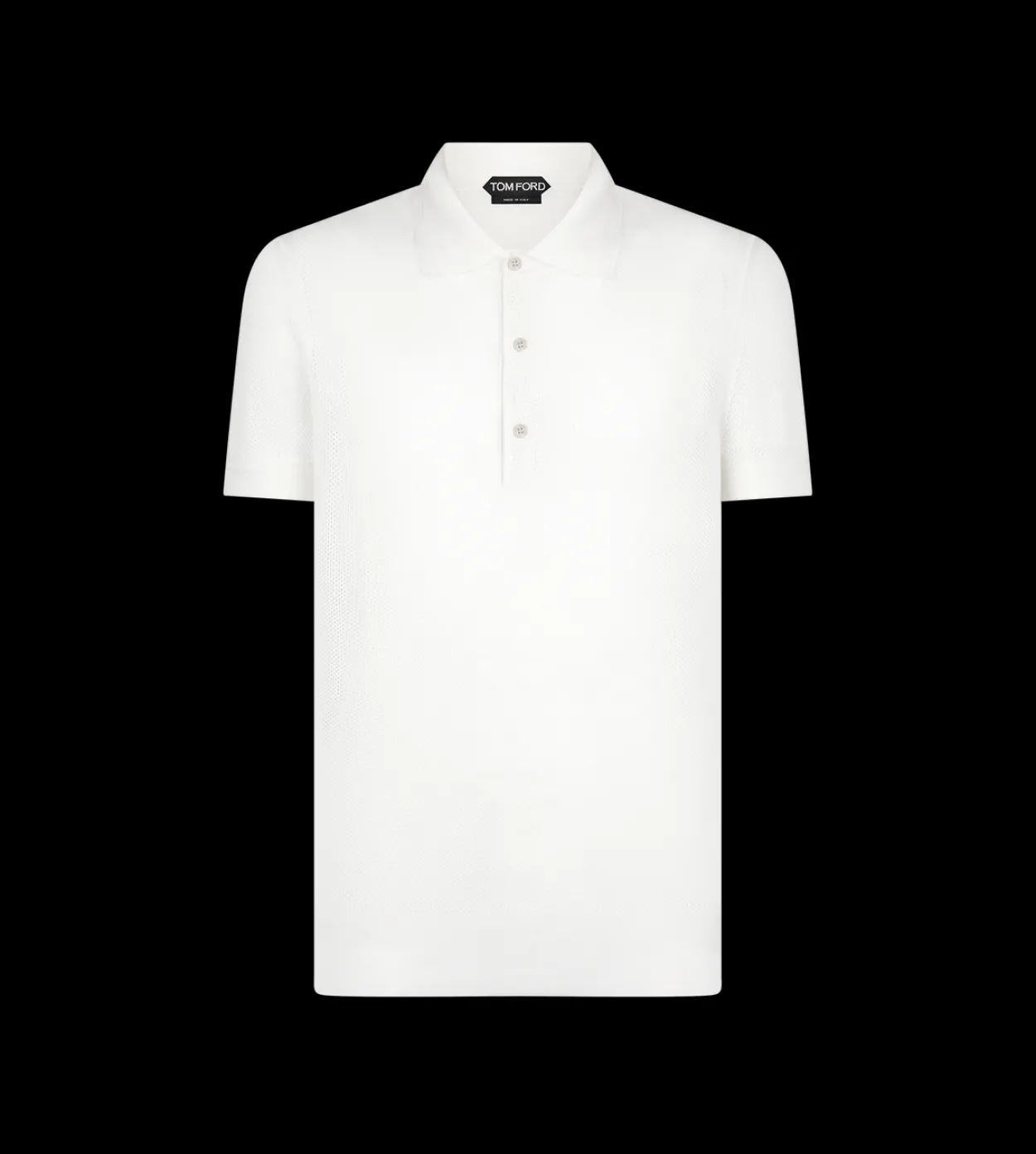 SILK COTTON MESH POLO