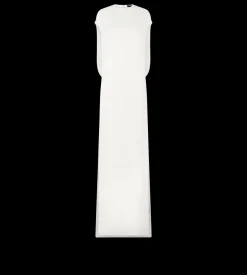 SILK DOUBLE GEORGETTE STRETCH EVENING DRESS