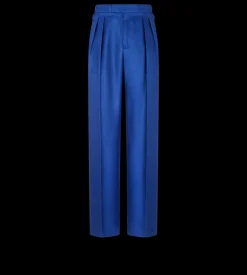 SILK GRAND HOPSACK DOUBLE PLEAT PANT