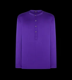 SILK PAJAMA HENLEY