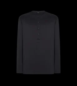 SILK PAJAMA HENLEY