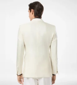 SILK VISCOSE JACQUARD EVENING JACKET