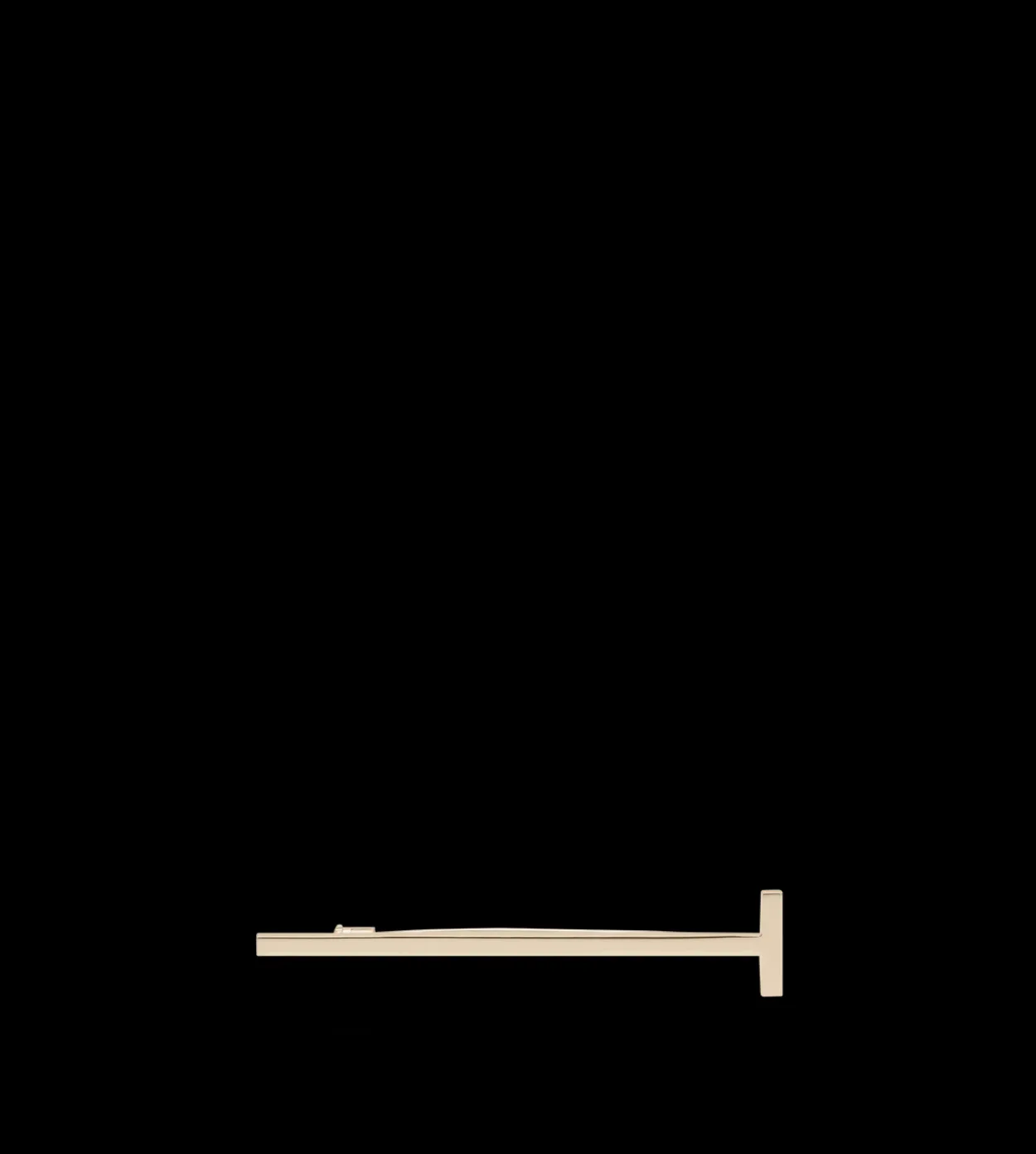SILVER T PIN BROOCH