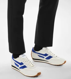 SMOOTH LEATHER AND SUEDE MICK SNEAKER
