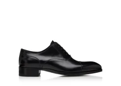 SMOOTH LEATHER ELKAN CAP TOE LACE UPS