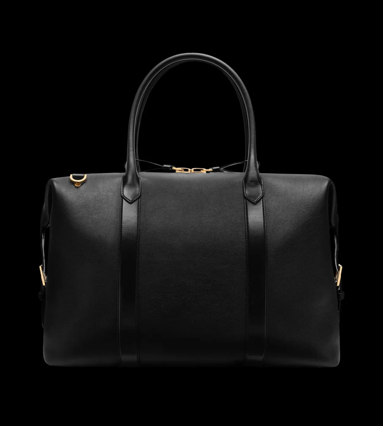SMOOTH LEATHER SIDE BUCKLE HOLDALL