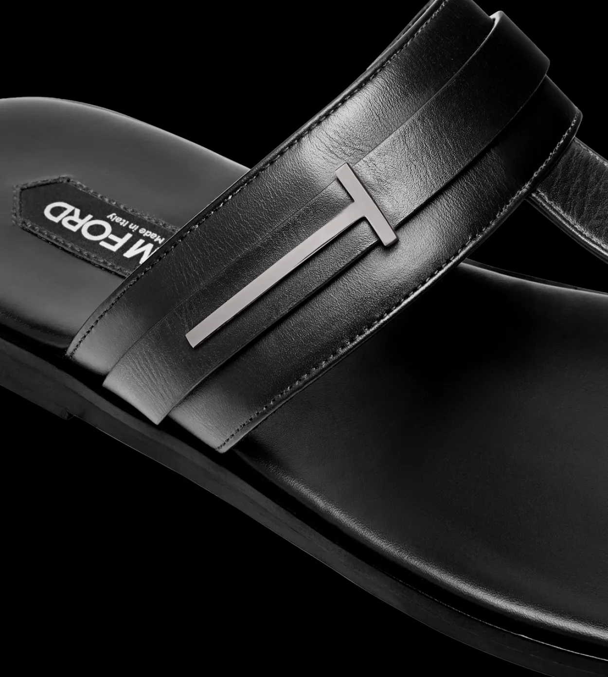SMOOTH LEATHER T-SANDAL