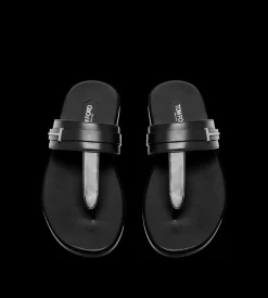 SMOOTH LEATHER T-SANDAL