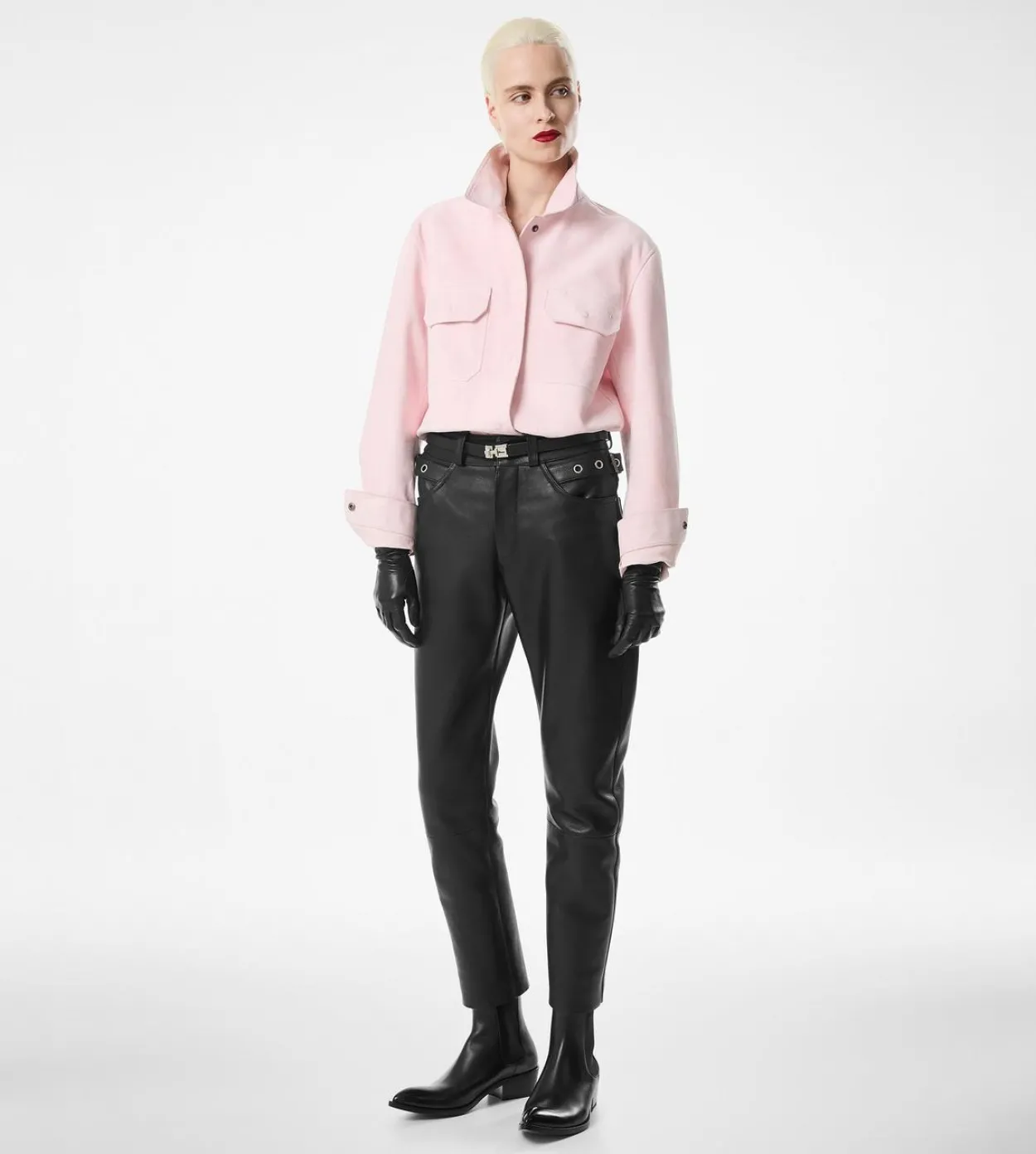 SOFT GOAT SUEDE SHIRT