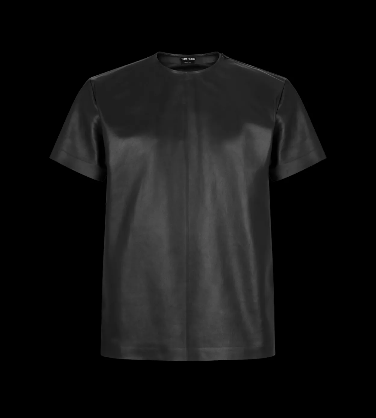 SOFT NAPPA PLONGE CREW NECK