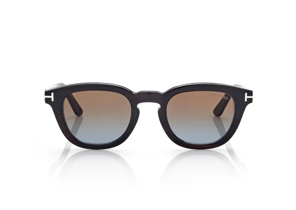 SOFT ROUND HORN SUNGLASSES