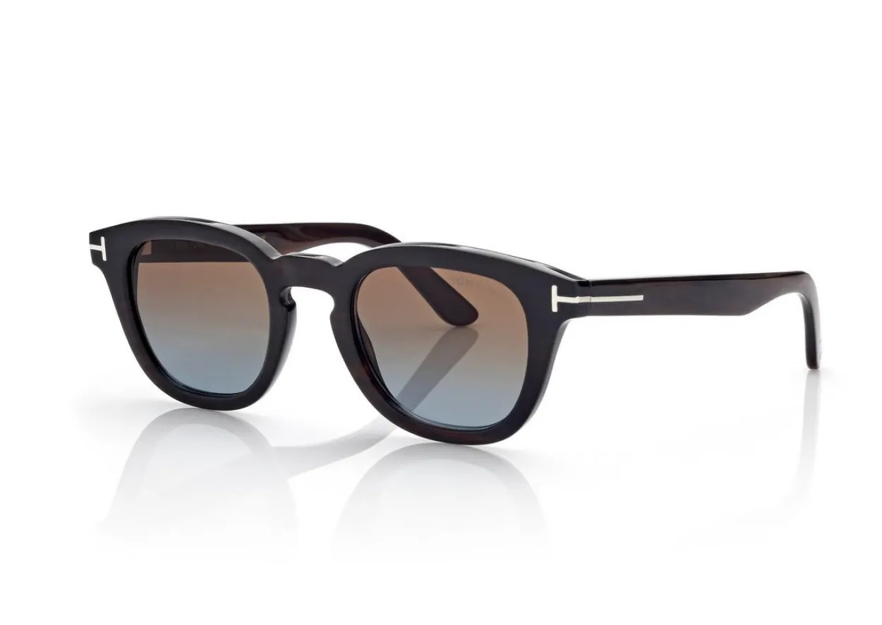 SOFT ROUND HORN SUNGLASSES