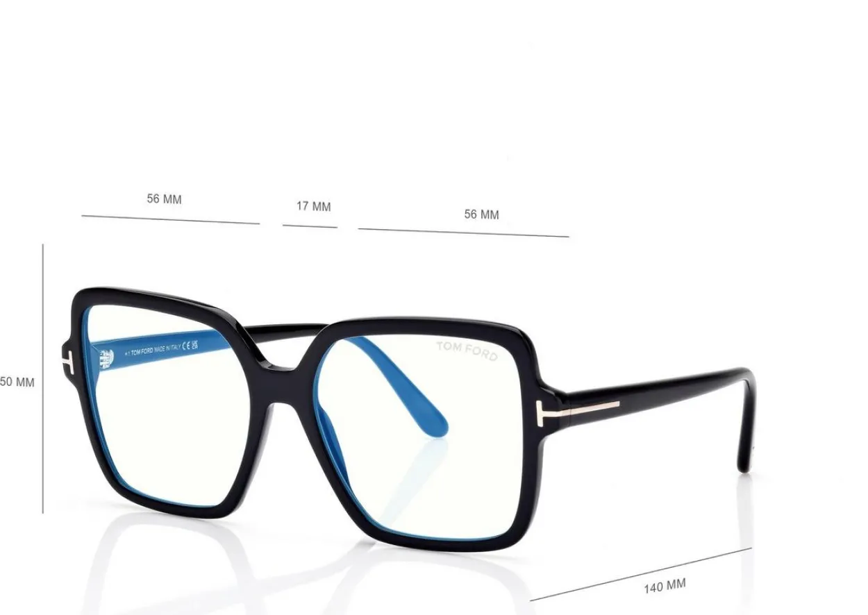 SQUARE BLUE BLOCK OPTICALS