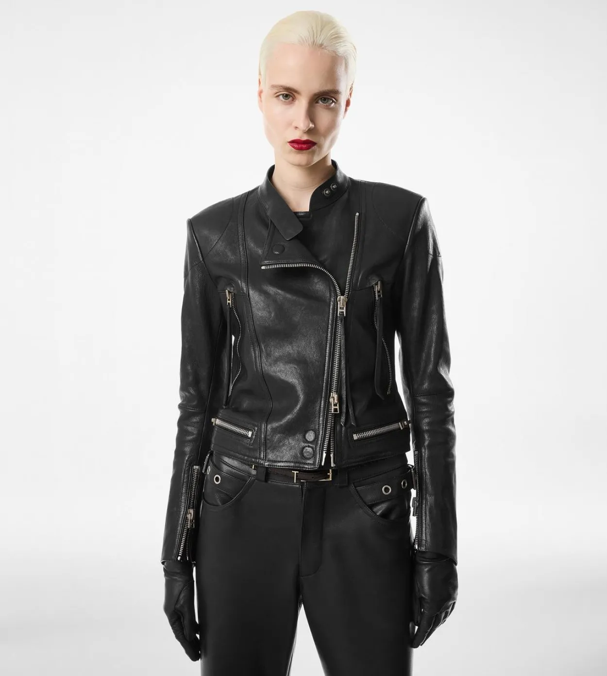 STEAM FINISHED NAPPA RACER JACKET