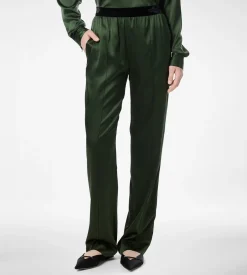 STRETCH SILK SATIN PJ PANTS
