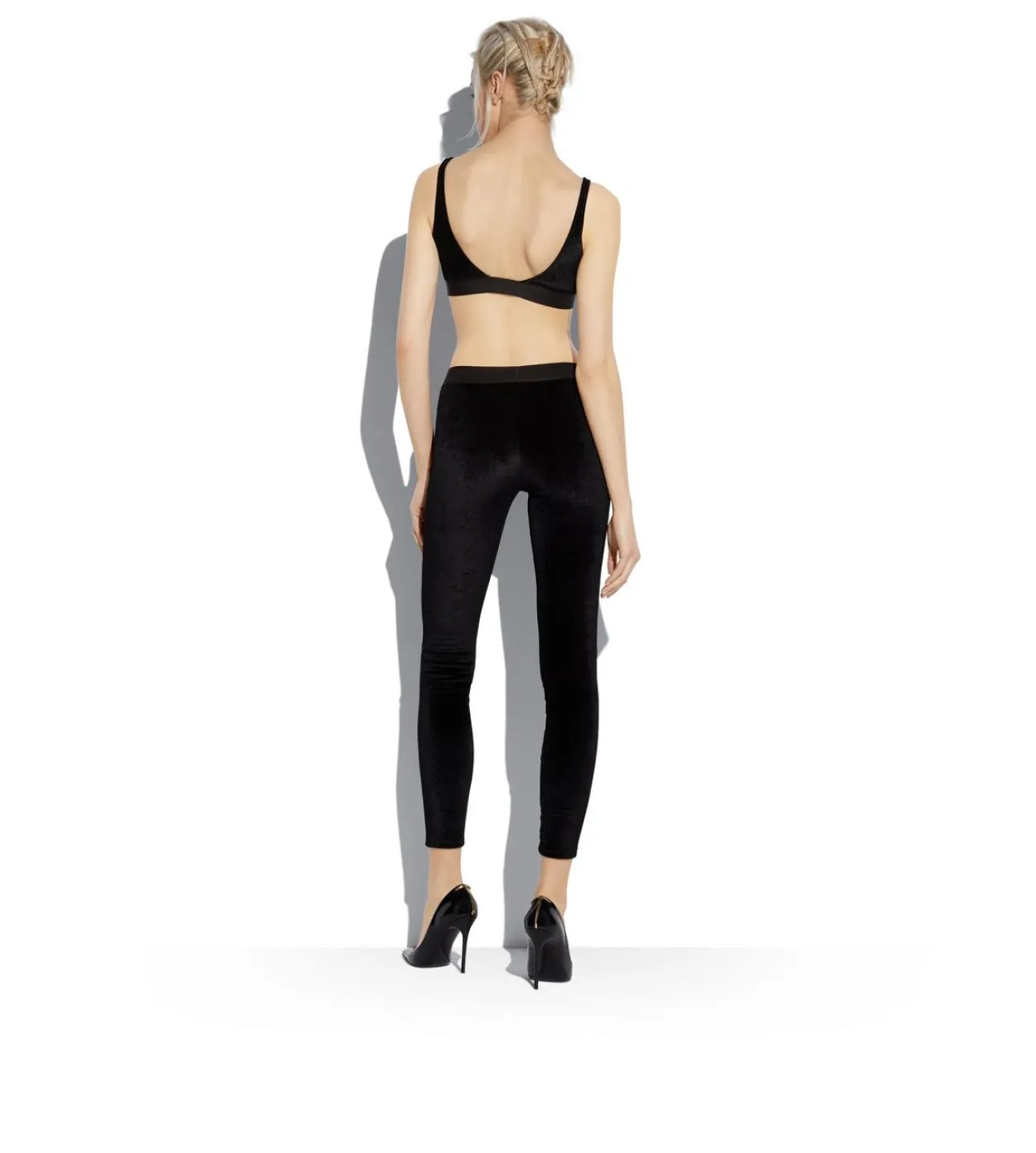 STRETCH VELVET BRALETTE